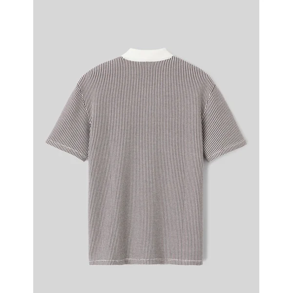 Polo tricot Marron foncée