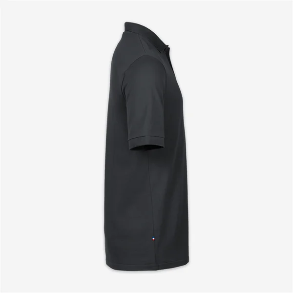 POLO UNISEXE PIQUE MADE IN FRANCE NOIR