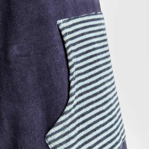 Poncho de plage surf adulte à partir de 150 cm, 900 Fish bleu gris
