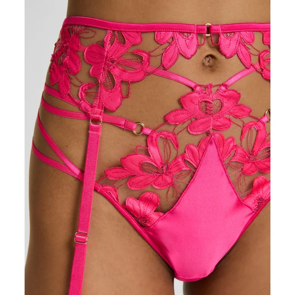 Porte-jarretelles Beatrice - Rose
