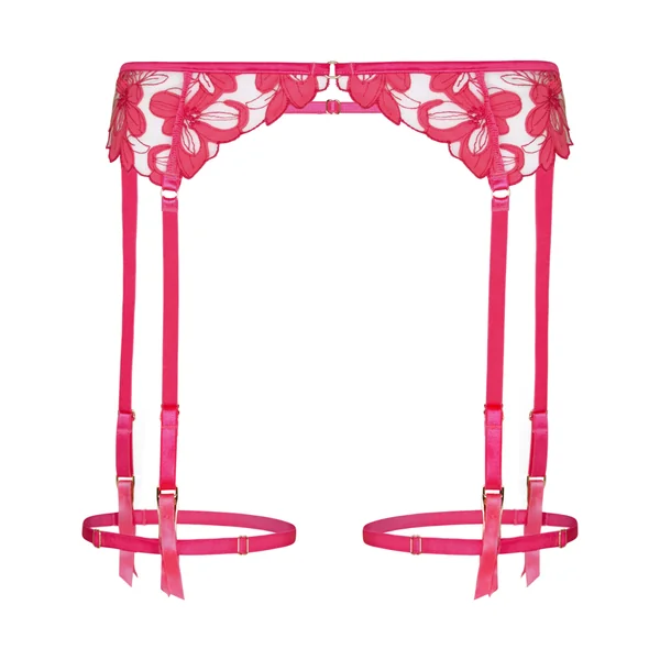Porte-jarretelles Beatrice - Rose