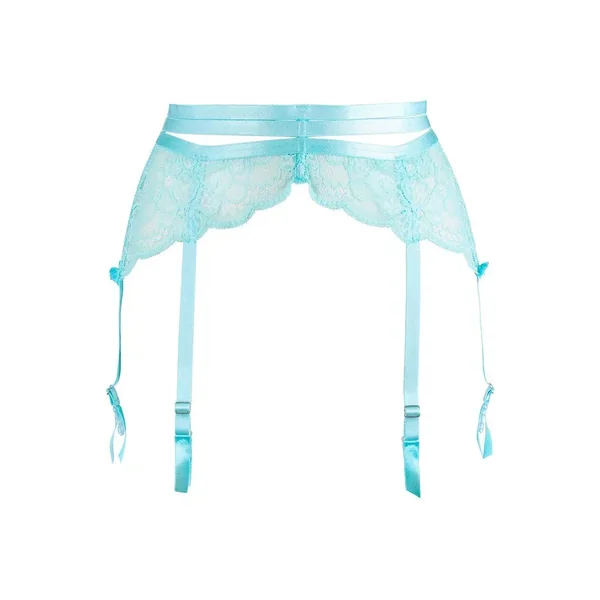 Porte-jarretelles bleu ciel V-11022