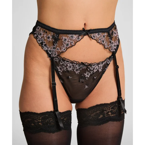 Porte-jarretelles Chloe - Noir