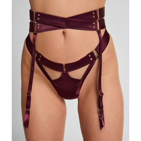 Porte-jarretelles Colette - Violet