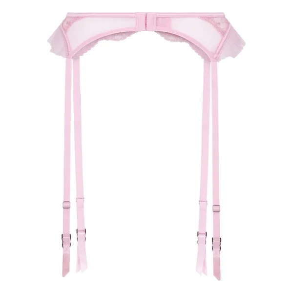 Porte-jarretelles Cordelie - Rose