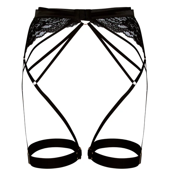 Porte-jarretelles Emmeline - Noir