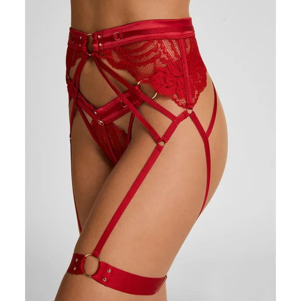 Porte-jarretelles Emmeline - Rouge