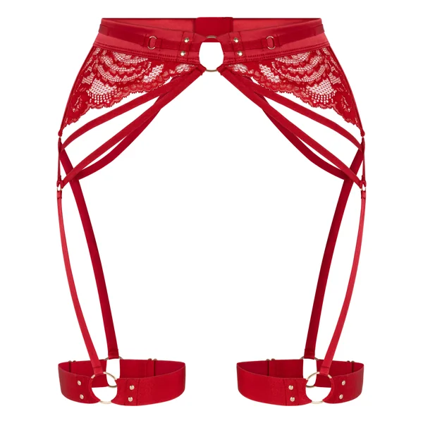 Porte-jarretelles Emmeline - Rouge