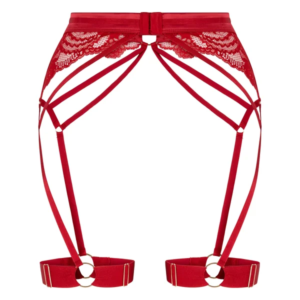 Porte-jarretelles Emmeline - Rouge