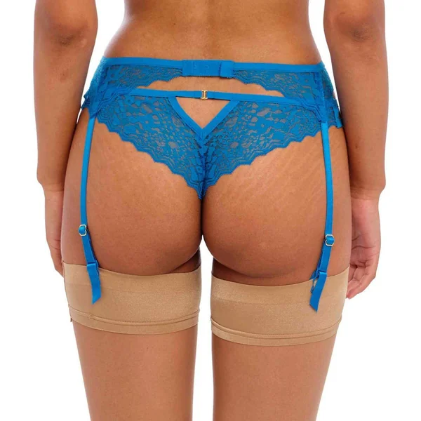 Porte-jarretelles en dentelle Bleu Freya Freya