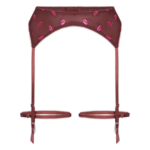 Porte-jarretelles Frida - Rouge