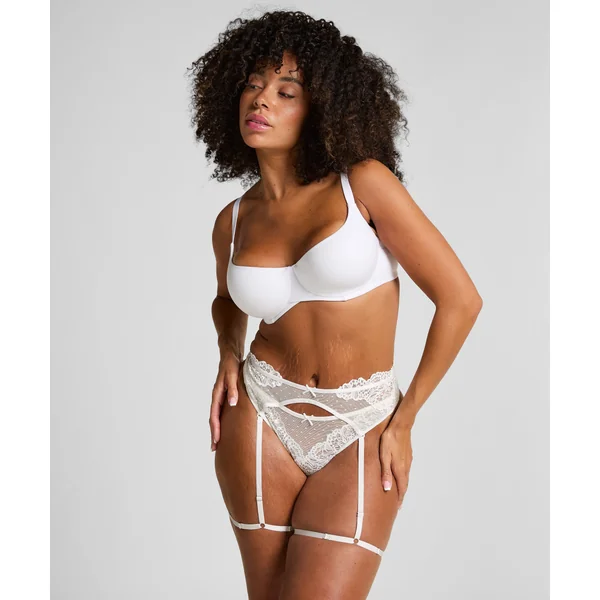 Porte-jarretelles Posie - Blanc