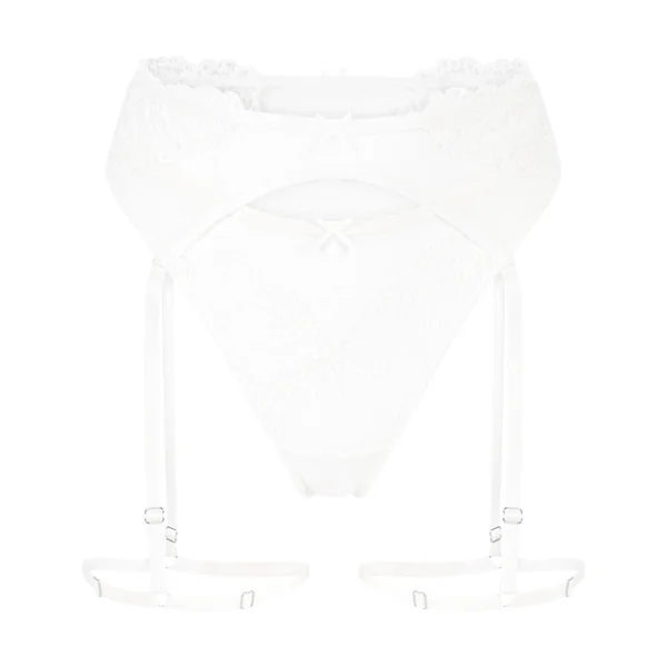 Porte-jarretelles Posie - Blanc