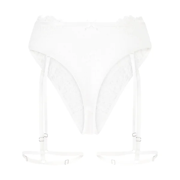 Porte-jarretelles Posie - Blanc