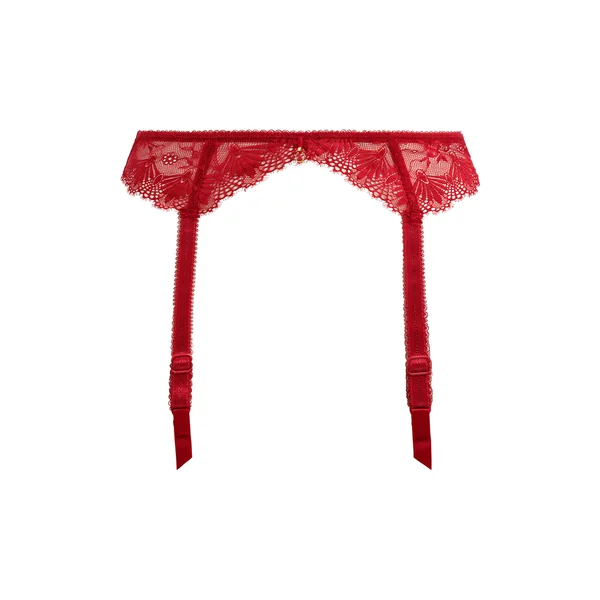 Porte-jarretelles - Rouge Freya