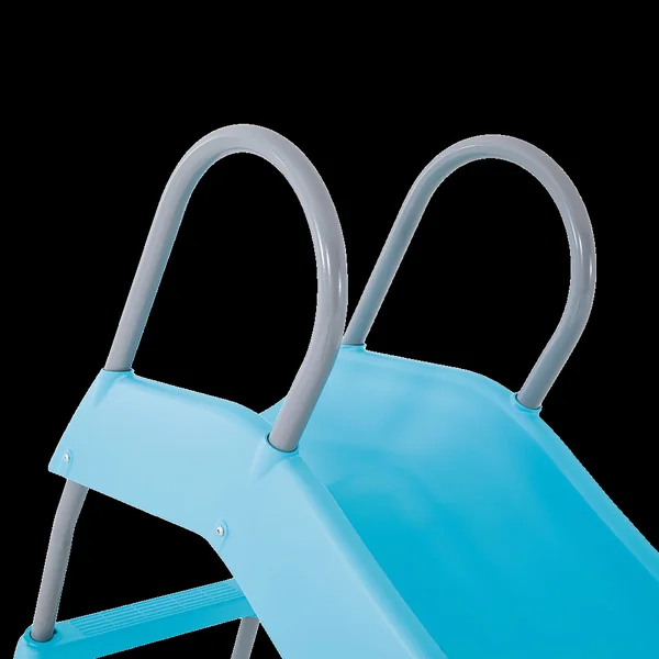 Portique-balançoire couleurs 5 agrès avec toboggan