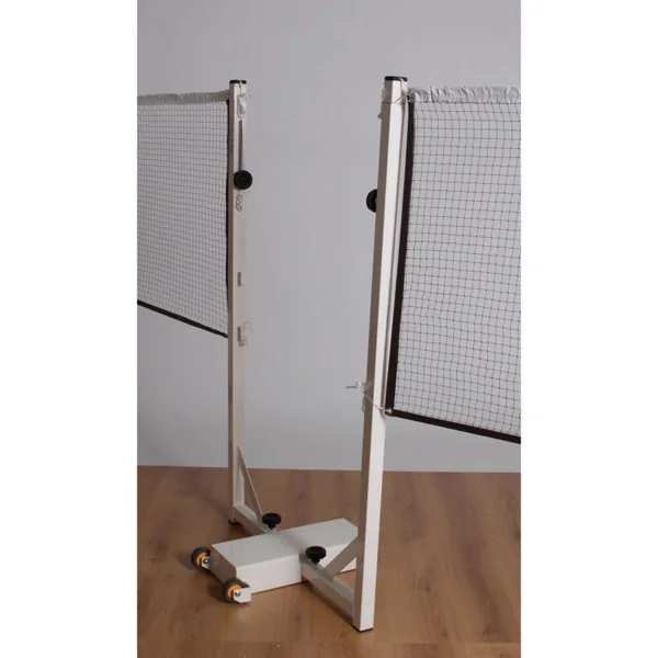 Poteaux de badminton Centraux Double En "U" Metaluplast
