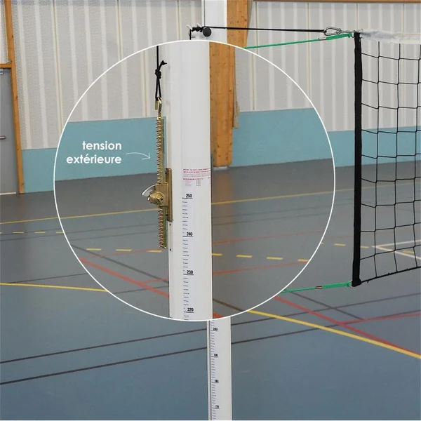 Poteaux de volley Metaluplast - Compétition Classe A
