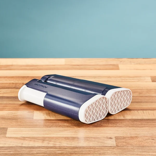 Poteaux filet de ping pong réglable rollnet bleu/blanc