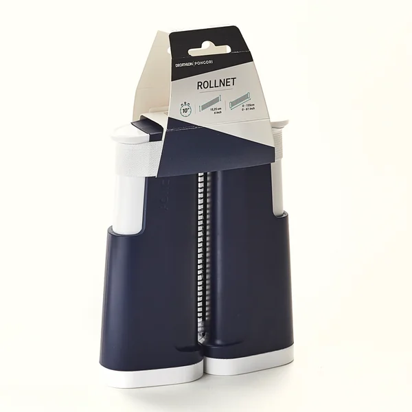 Poteaux filet de ping pong réglable rollnet bleu/blanc