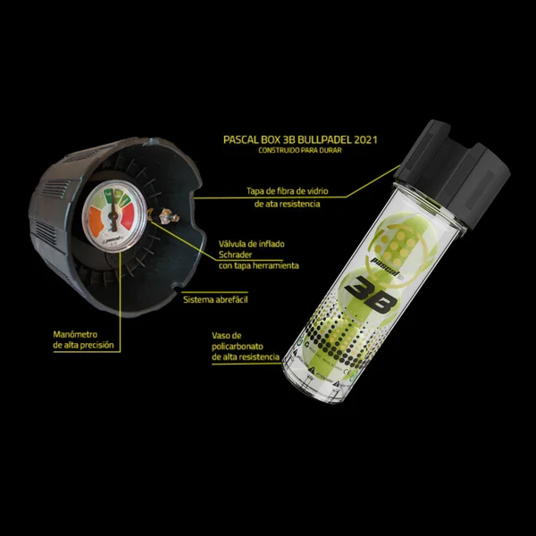 Pressurisateur de balles de padel - Bullpadel Pascal Box