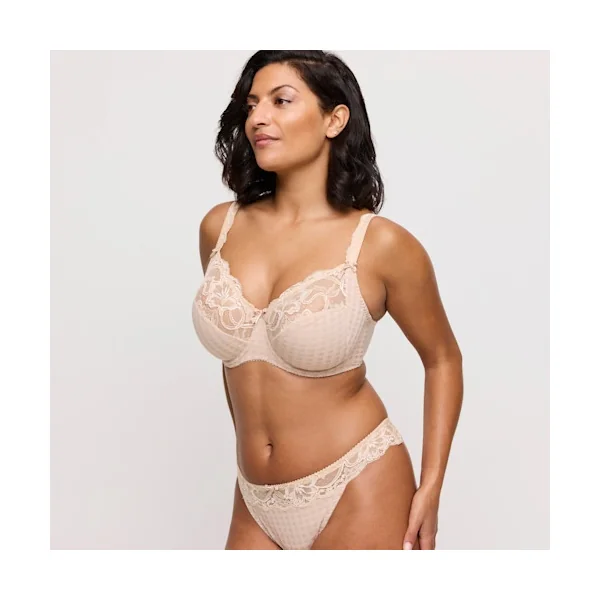 PrimaDonna - Soutien-gorge plein buste avec dentelle 34 (75) E Café au Lait Madison