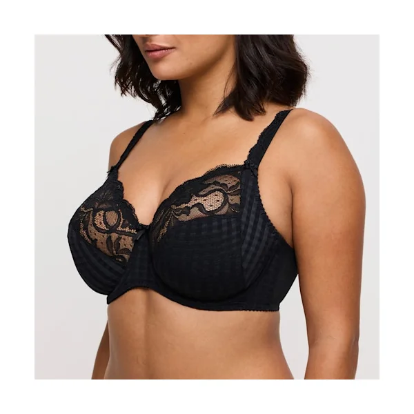 PrimaDonna - Soutien-gorge plein buste avec dentelle 42 (95) C Noir Madison