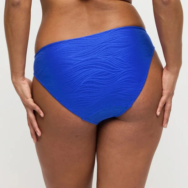 PrimaDonna Swim - Culotte de bikini mi-haute Bleu Électrique X-Large Mantas