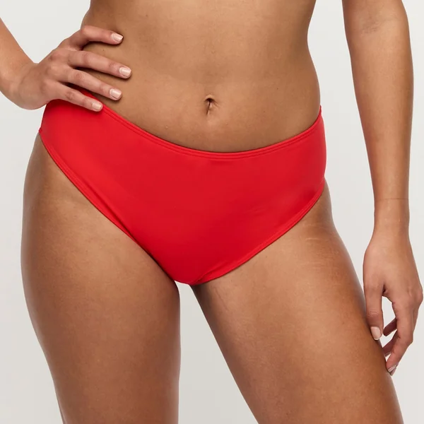 PrimaDonna Swim - Culotte de bikini taille haute Fiesta Red Small Aswan