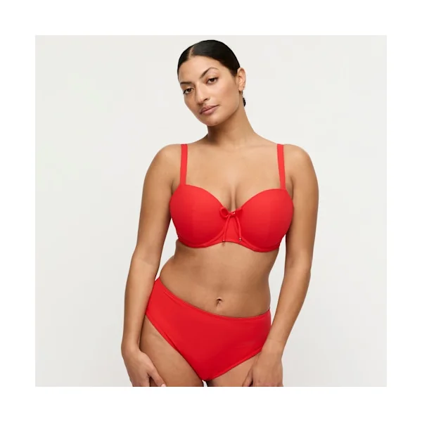 PrimaDonna Swim - Haut de bikini balconnet rembourré avec cerceau 36 (80) D Fiesta Red Aswan