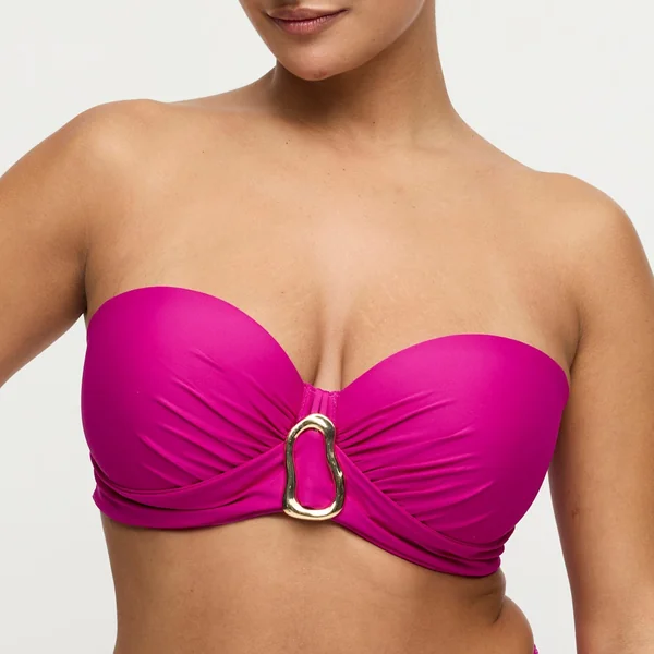 PrimaDonna Swim - Haut de bikini rembourré strapless 36 (80) C Fushia Uvita