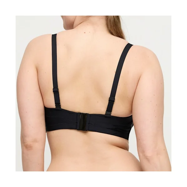 PrimaDonna Swim - Haut de bikini rembourré strapless 36 (80) E Noir Uvita