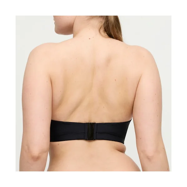 PrimaDonna Swim - Haut de bikini rembourré strapless 36 (80) G Noir Uvita