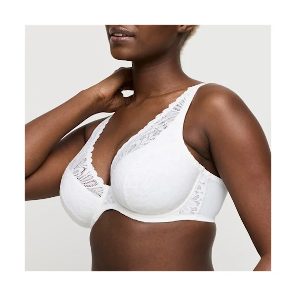 PrimaDonna Twist - S.G Demi Mousse Plongeant en dentelle 38 (85) E Naturel Rupi