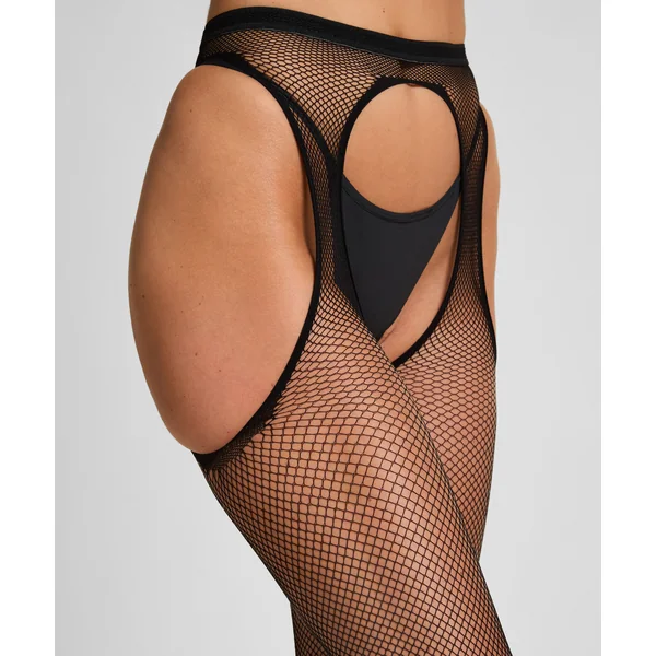 Private Collants ouverts - Noir
