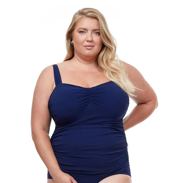 Profile by Gottex - Haut de tankini plissé rembourré avec cerceau Taille Plus Marine 22W