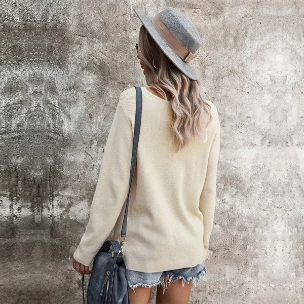Pull Bohème A Lacets