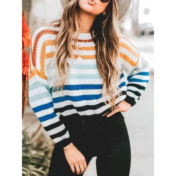 Pull Bohème Arc en Ciel