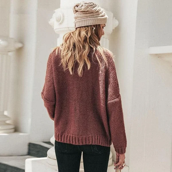 Pull Bohème Col Roulé