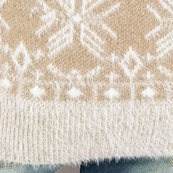 Pull Bohème Flocon Hiver