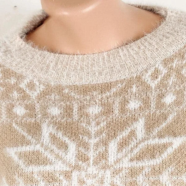 Pull Bohème Flocon Hiver