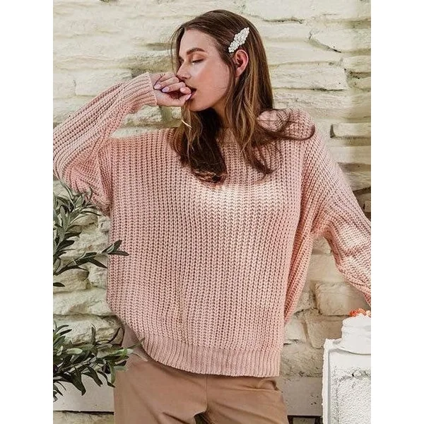 Pull Bohème Rose Chic
