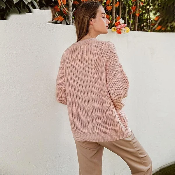 Pull Bohème Rose Chic