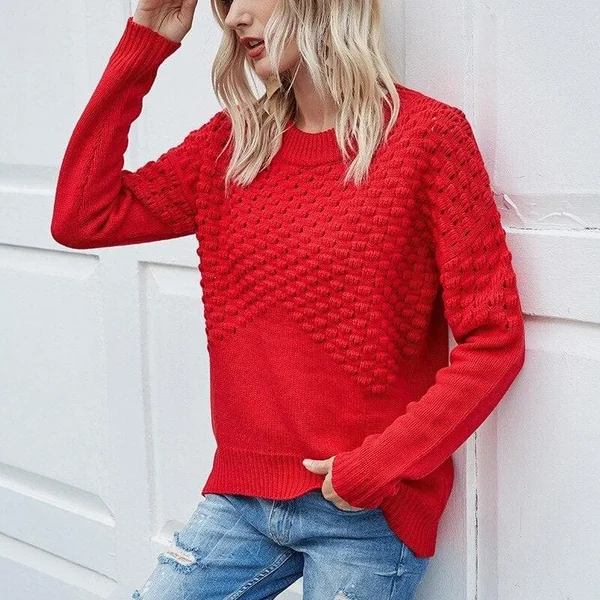 Pull Bohème Tricoté