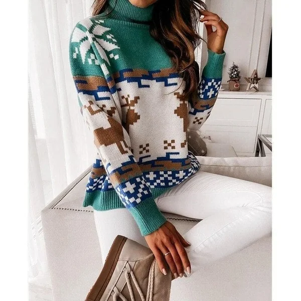 Pull Bohème Tricoté