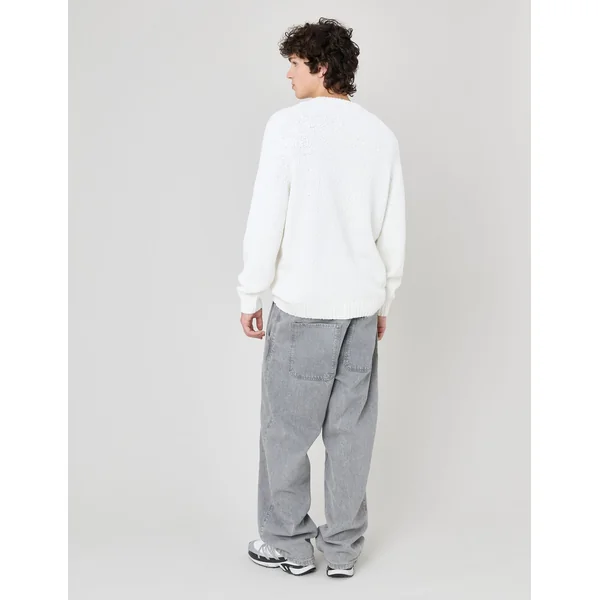 Pull bouclette Blanc écru