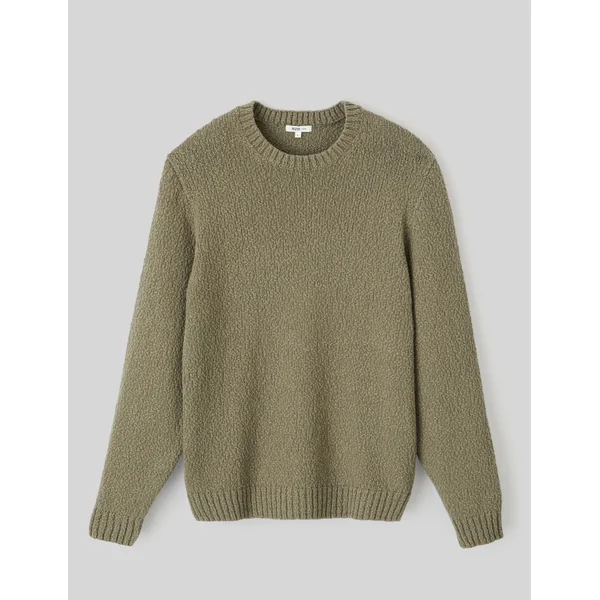 Pull bouclette Vert Kaki