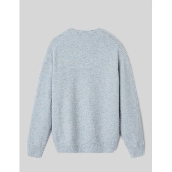 Pull chiné Bleu moyen