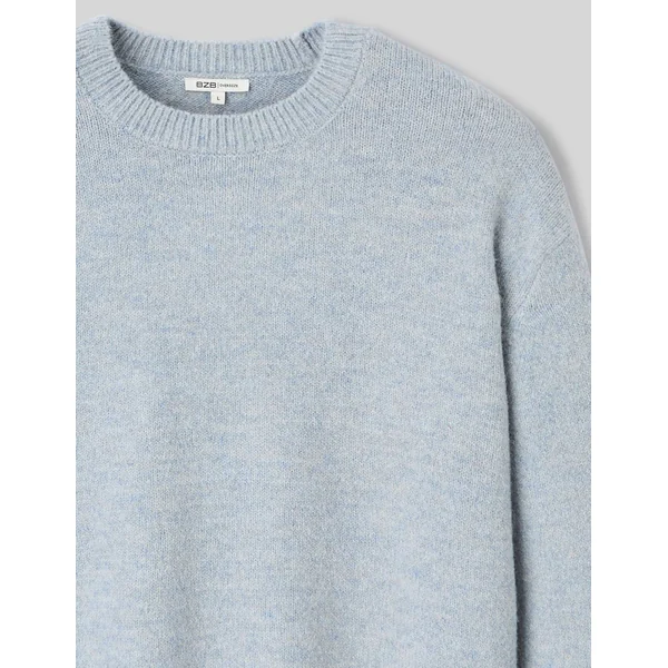 Pull chiné Bleu moyen