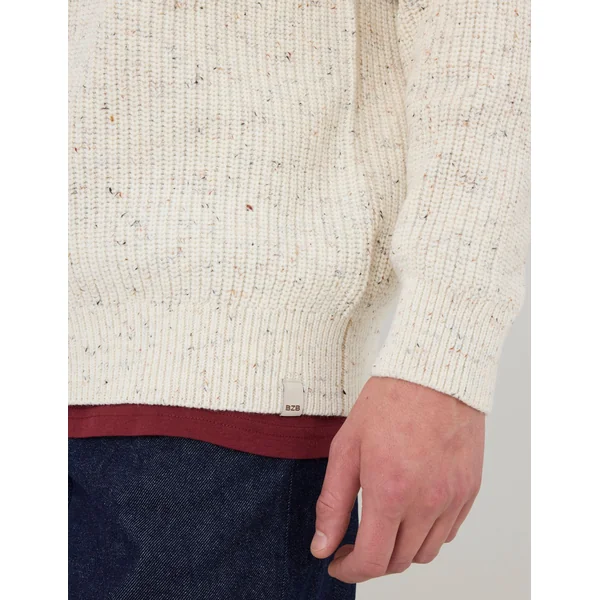 Pull col montant Naturel